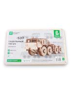Конструктор из дерева. Большегрузный минский тягач-537, 1:43. Baumi 12401