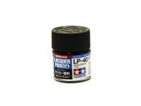 LP-40 Metallic Black (Черный металлик) краска лаковая, 10 мл. Tamiya 82140
