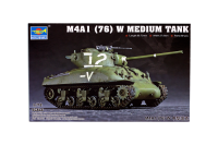 07222 Trumpeter Американский средний танк M4A1 (76) W Medium (1:72) 07222 Trumpeter Американский средний танк M4A1 (76) W Medium (1:72)