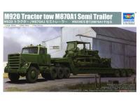 01078 Trumpeter Армейский тягач M920 с полуприцепом M870A1 (1:35) 01078 Trumpeter Армейский тягач M920 с полуприцепом M870A1 (1:35)