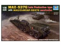 00212 Trumpeter Советский военный тягач МАЗ-537G с полуприцепом ЧМЗАП-5247Г (1:35) 00212 Trumpeter Советский военный тягач МАЗ-537G с полуприцепом ЧМЗАП-5247Г (1:35)