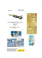 048002 Фототравление Микродизайн М&Г-25 кабина пилота (ICM) цветные приборные доски (1:48)