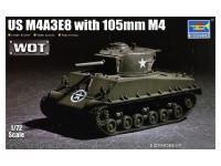 07168 Trumpeter Американский средний танк US M4A3E8 с орудием 105mm M4 (1:72) 07168 Trumpeter Американский средний танк US M4A3E8 с орудием 105mm M4 (1:72)