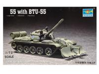 07284 Trumpeter Советский танк 55 с БТУ-55 (1:72) 07284 Trumpeter Советский танк 55 с БТУ-55 (1:72)