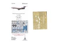 144203 Фототравление Микродизайн Ту-154М (Звезда) (1:144)