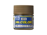 C369 Mr.Hobby Краска акриловая на растворителе, Темно-землистый BS381C/450, матовый, 10 мл.