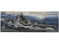05750 Trumpeter Французский линейный корабль Richelieu 1943 г. (1:700) 05750 Trumpeter Французский линейный корабль Richelieu 1943 г. (1:700)