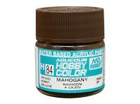 H84 Mr.Hobby Краска акриловая на водной основе, Красное дерево, Mahogany, 10 мл.