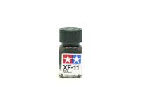 XF-11 J.N. Green flat, enamel paint 10 ml. (Зелёный матовый Японский Военно-Морской) Tamiya 80311