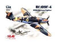 48103 ICM Bf 109F-4, германский истрибитель ІІ Мировой войны  (1:48)