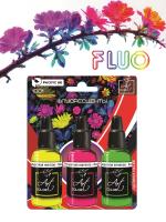 Pacific88 Набор красок Art color Starter set Флюорисценты, 3 шт., арт.1001