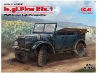 35581 ICM le.gl.Einheits-Pkw Kfz.1, Германский легкий внедорожный автомобиль ІІ МВ (1:35) 35581 ICM le.gl.Einheits-Pkw Kfz.1, Германский легкий внедорожный автомобиль ІІ МВ (1:35)