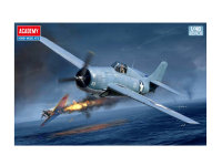 12355 Academy Американский самолёт Vought F4U-4 Corsair - Battle of Midway (1:48)