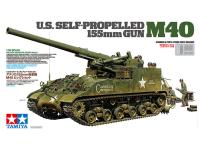 35351 Tamiya Американская самоходная 155 мм. пушка M40 (1:35)