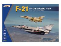 K48053 Kinetic Истребитель израильских ВВС  KFIR C1 / USMC F-21A (1:48)