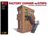 35544 MiniArt Угол фабрики с лестницей (1:35)