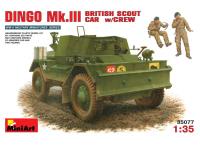 35077 MiniArt  Британский разведывательный автомобиль Динго Mк.III с экипажем (1:35)