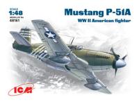 48161 ICM Мустанг P-51 А, американский истребитель ІІ Мировой войны (1:48) 48161 ICM Мустанг P-51 А, американский истребитель ІІ Мировой войны (1:48)