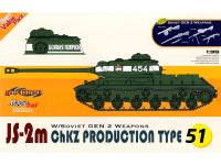 9151 Dragon Советскийтанк ИС-2М ChZK Production Type с набором стрелкового вооружения (1:35) 9151 Dragon Советскийтанк ИС-2М ChZK Production Type с набором стрелкового вооружения (1:35)