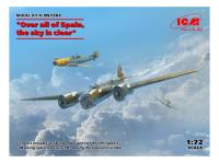 DS7202 ICM Набор самолетов "Над всей Испанией безоблачное небо" (1:72) DS7202 ICM Набор самолетов "Над всей Испанией безоблачное небо" (1:72)