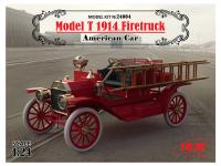 24004 ICM Model T 1914 Firetruck, Американский пожарный автомобиль (1:24) 24004 ICM Model T 1914 Firetruck, Американский пожарный автомобиль (1:24)