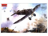 Rod041 Roden Немецкий истребитель-биплан Junkers D.I  (LONG-FUSELAGE VERSION) (1:72)