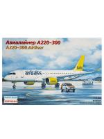 144136 Восточный Экспресс Авиалайнер А220-300 Air Baltic (1:144)