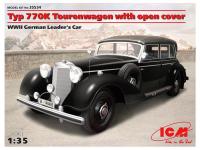 35534 ICM Typ 770K Tourenwagen с раскрытым тентом, Автомобиль Германского руководства ІІ МВ (1:35) 35534 ICM Typ 770K Tourenwagen с раскрытым тентом, Автомобиль Германского руководства ІІ МВ (1:35)