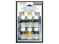 47406 АКАН Набор: 6 цветных лаков для тонировки стёкол на самолётах и вертолётах. (6 шт.) 47406 АКАН Набор: 6 цветных лаков для тонировки стёкол на самолётах и вертолётах. (6 шт.)