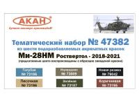 47382 АКАН Набор: Ми-28НМ Роствертол - 2018-2021. (6 шт.) 47382 АКАН Набор: Ми-28НМ Роствертол - 2018-2021. (6 шт.)