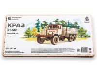Конструктор из дерева. Грузовой автомобиль КРАЗ-255Б1, 1:43. Baumi 12901