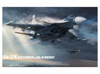 8002 MiniBase Палубный истребитель Су-27К Sea Flankerс ракетой КХ-41 "Москит"  (1:48)
