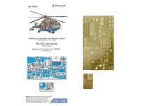 048069 Фототравление Микродизайн Ми-24А (Trumpeter) экстерьер (1:48)