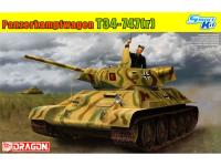 6449 Dragon Немецкий танк Panzerkampfwagen T34-747 (r)обр. 1942 (поздняя модификация)  (1:35)