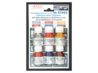 47402 АКАН Набор: 5 цветных лаков + Зеркалик для спец. сигналов и габаритные огни на автомобилях. (6 47402 АКАН Набор: 5 цветных лаков + Зеркалик для спец. сигналов и габаритные огни на автомобилях. (6