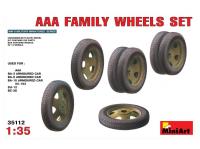 35112 MiniArt Набор колес для автомобилей семейства советских грузовиков ААА (1:35)
