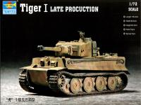 07244 Trumpeter Танк  Pz.Kpfw VI "Tiger" (поздний) (1:72)