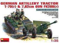 35039 MiniArt Немецкий артиллерийский тягач T-70(r) с пушкой 7,62см FK 288(r) и экипажем (1:35) 35039 MiniArt Немецкий артиллерийский тягач T-70(r) с пушкой 7,62см FK 288(r) и экипажем (1:35)