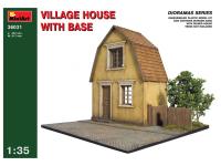 36031 MiniArt Диорама Деревенский дом с основанием (1:35)