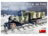 35265 MiniArt 1,5 тонный железнодорожный грузовик серии АА (1:35)