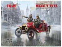 24017 ICM Model T 1914 Fire Truck с экипажем (1:24)