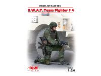 24104 ICM Боец группы S.W.A.T. №4 (1:24) 24104 ICM Боец группы S.W.A.T. №4 (1:24)