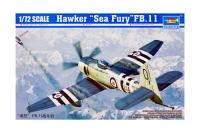 01631 Trumpeter  Британский истребитель Hawker Sea Fury FB.11 (1:72)