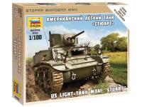6265 Звезда Американский лёгкий танк "Стюарт" (1:100)