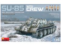 35178 MiniArt Советская СУ-85 обр. 1943 с экипажем (раннего выпуска) (1:35)