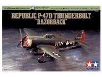 60769 Tamiya Американский истребитель-бомбардировщик Republic P-47D Thunderbolt "Razorback" (1:72) 60769 Tamiya Американский истребитель-бомбардировщик Republic P-47D Thunderbolt "Razorback" (1:72)