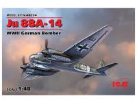 48234 ICM Ju 88A-14, Германский бомбардировщик ІІ МВ (1:48) 48234 ICM Ju 88A-14, Германский бомбардировщик ІІ МВ (1:48)