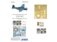 072073 Фототравление Микродизайн Grumman TBM-3 Avenger (Hobby Boss) цветные приборные доски (1:72) 072073 Фототравление Микродизайн Grumman TBM-3 Avenger (Hobby Boss) цветные приборные доски (1:72)