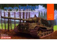 7563 Dragon Немецкая САУ Sd. Kfz. 186 Jagdtiger Henschel Production Type  (1:72)