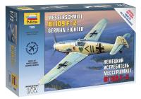 7302 Звезда Немецкий истребитель Мессершмитт Bf 109 F-2 (1:72) 7302 Звезда Немецкий истребитель Мессершмитт Bf 109 F-2 (1:72)